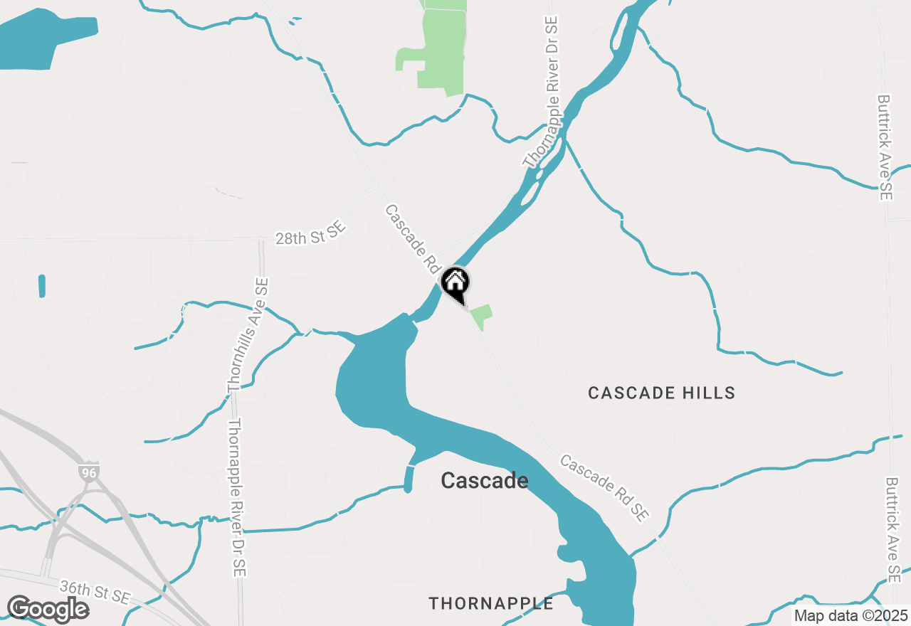 Map of 2966 Thorncrest Drive Se, Cascade Twp, MI 49546