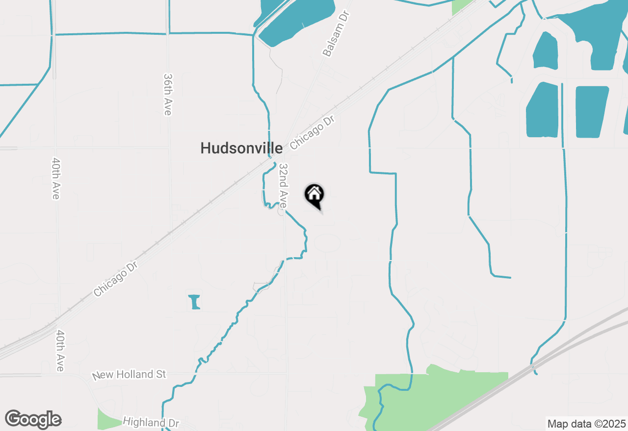 Map of 3110 N Bluff Court, Hudsonville, MI 49426