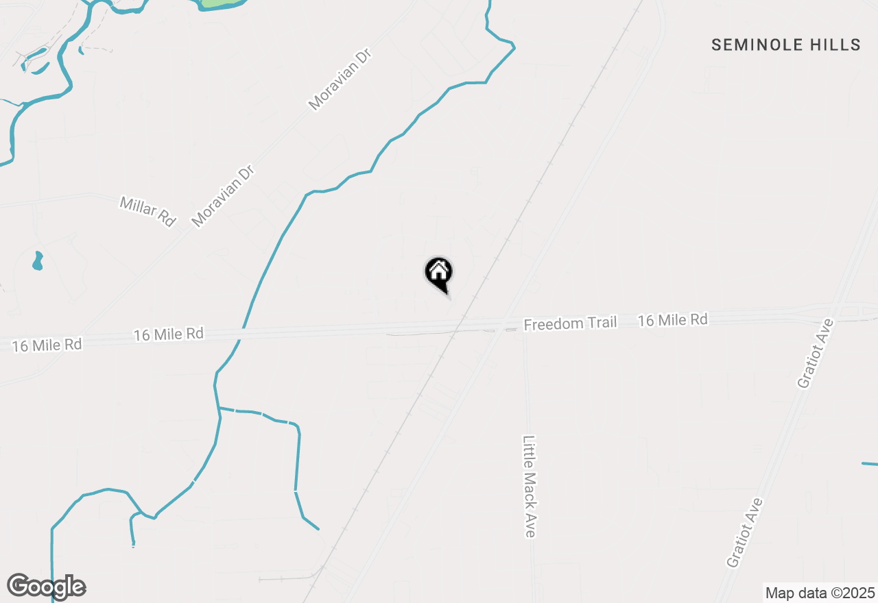 Map of 20226 S Great Oaks Circle, Clinton Township, MI 48036