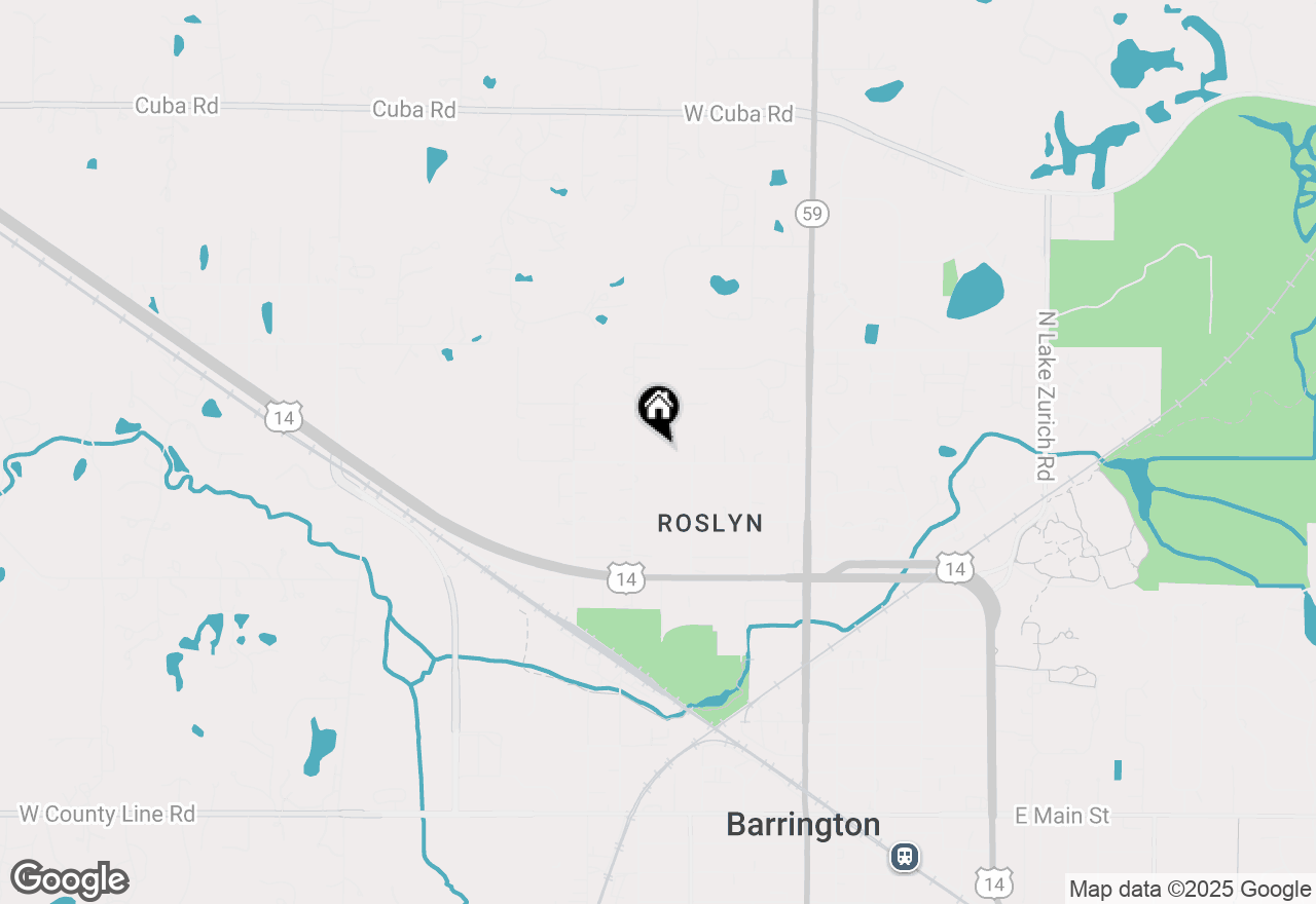 Map of (Address confidential), Barrington, Illinois 60010