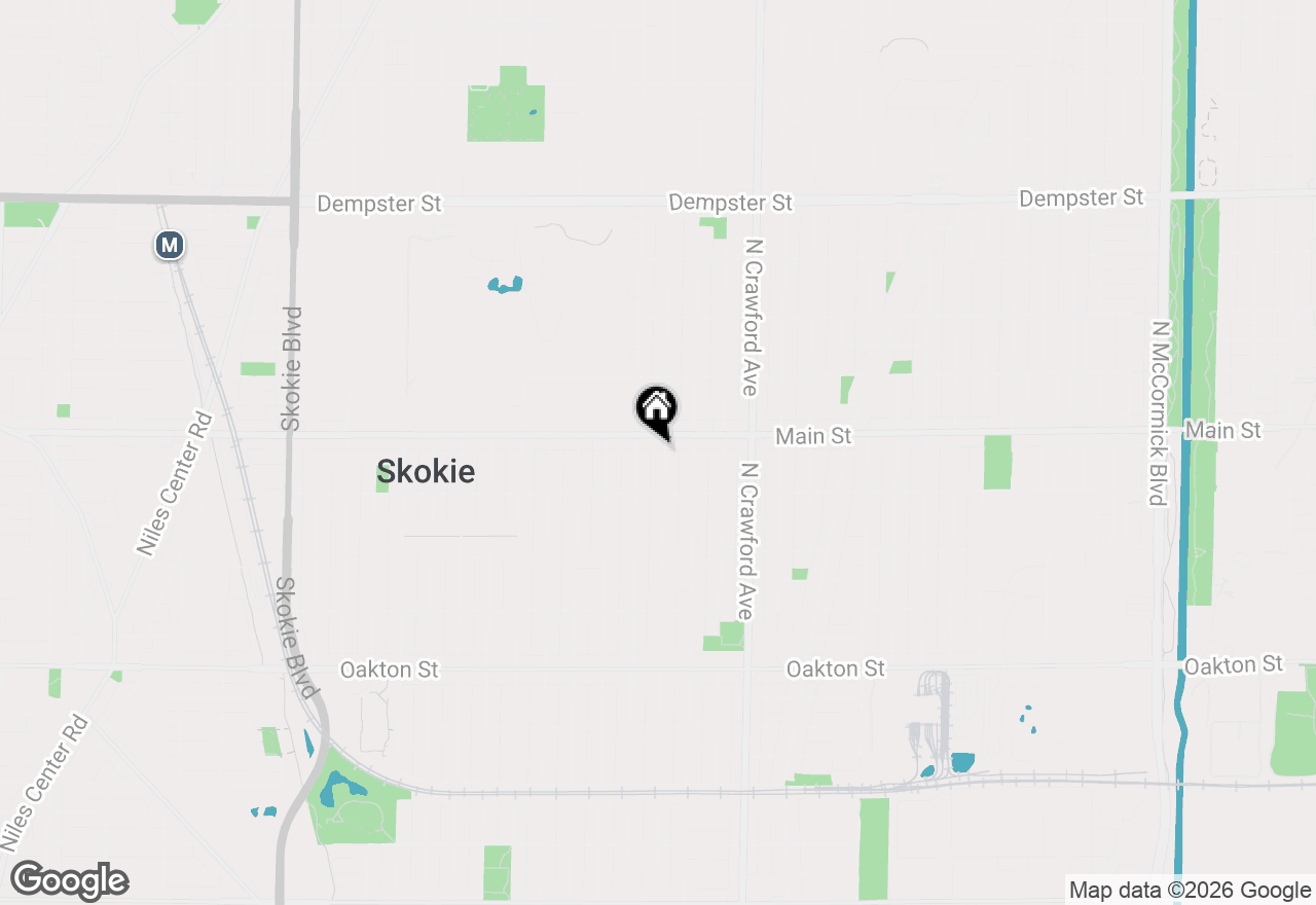 Map of 8344 Kedvale Avenue, Skokie, IL 60076