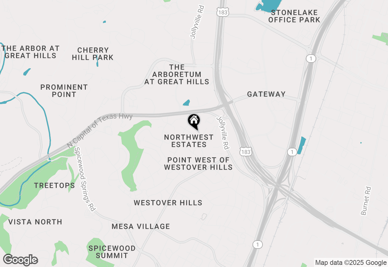 Map of 4206 Cliffwood Cove Cv, Austin, TX 78759