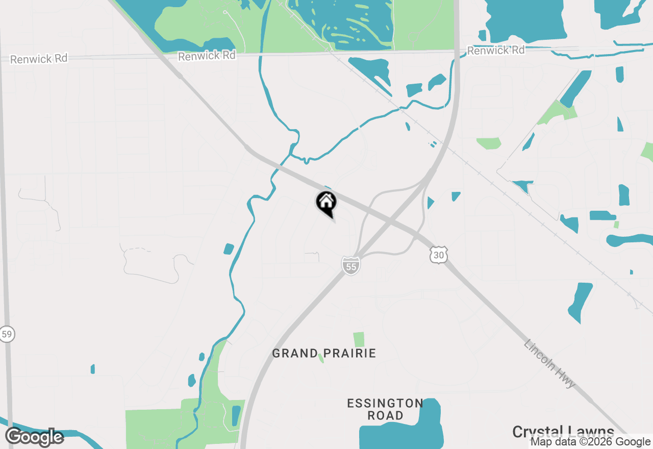Map of 16462 S Ivy Lane, Plainfield, IL 60586