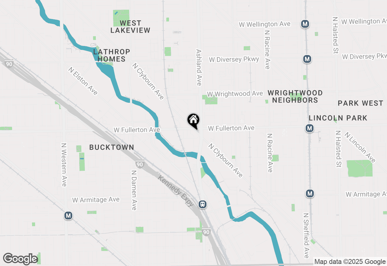 Map of 2362 N Clybourn Avenue #2F, Chicago, IL 60614