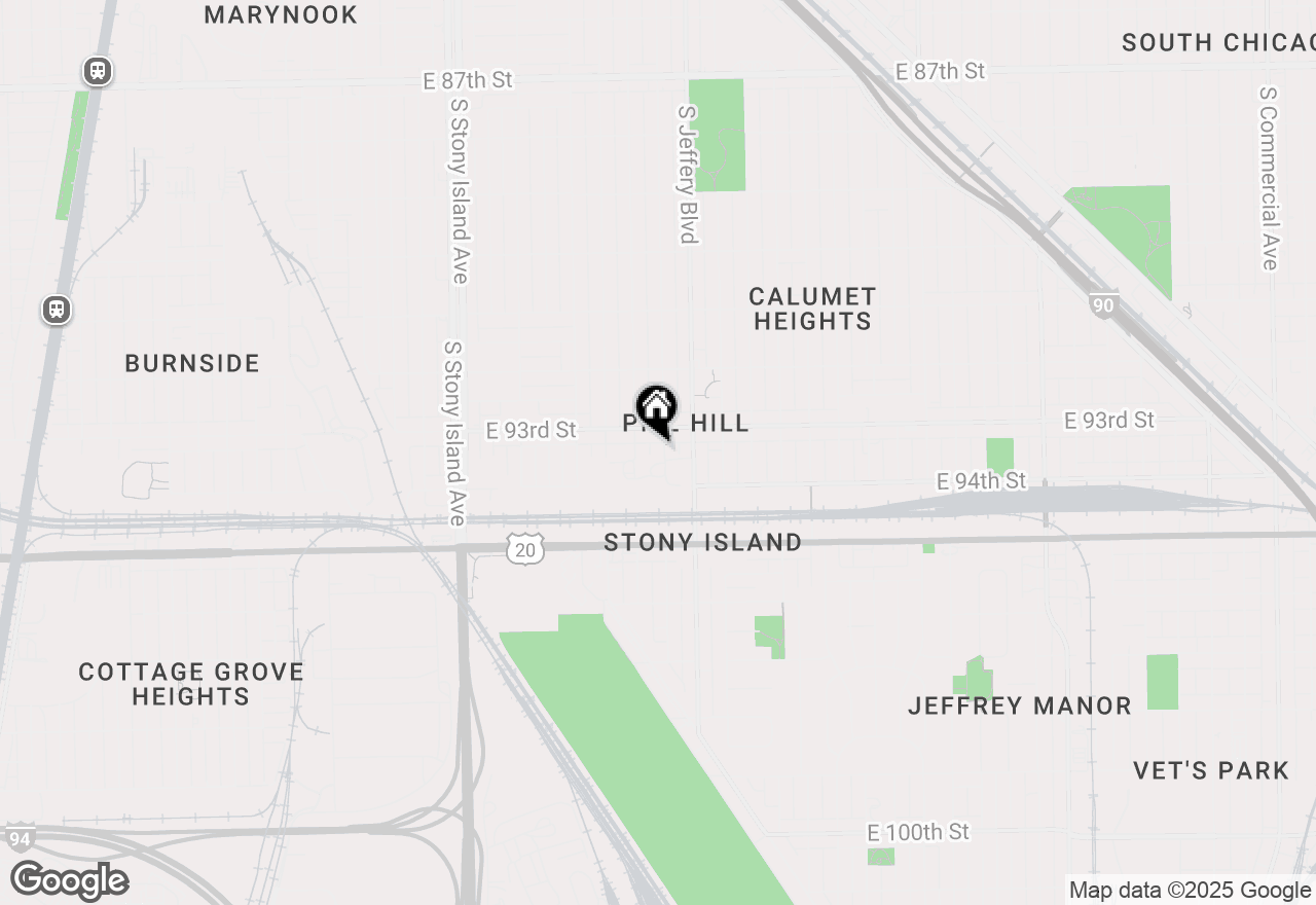 Map of 9322 S Euclid Avenue, Chicago, IL 60617