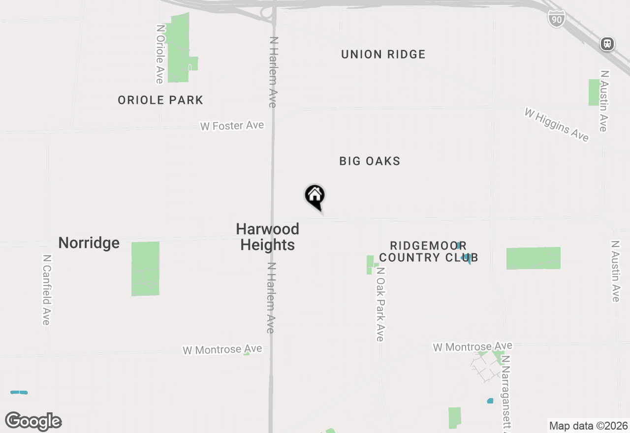Map of 4805 N Nottingham Avenue, Chicago, IL 60656