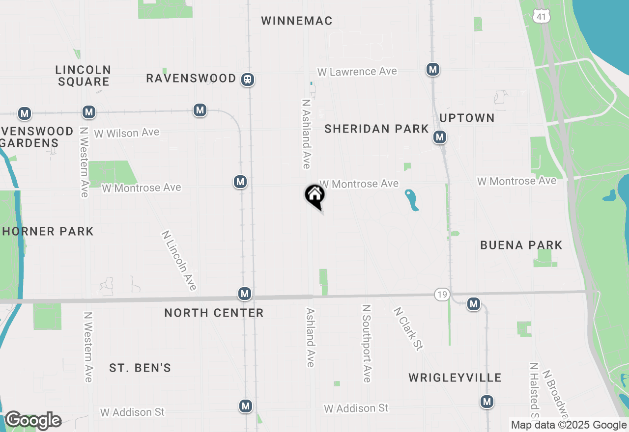 Map of 4259 N Ashland Avenue #2, Chicago, IL 60613