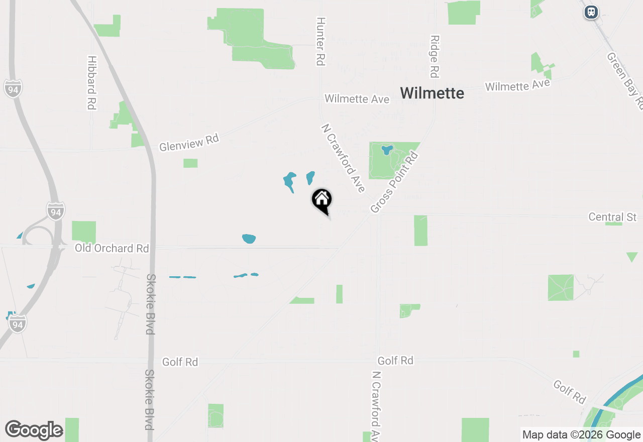 Map of 2545 Greeley Avenue, Evanston, IL 60201