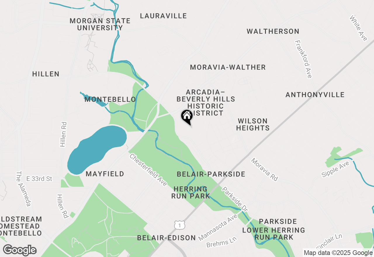 Map of 3114 Juneau Place, Baltimore, MD 21214