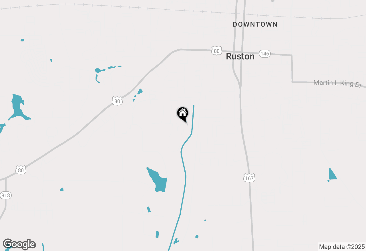 Map of 535 Mitcham Orchard Road, Ruston, LA 71270