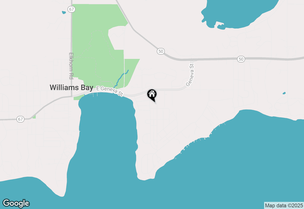 Map of 19 Cedar Point Dr, Williams Bay, WI 53191