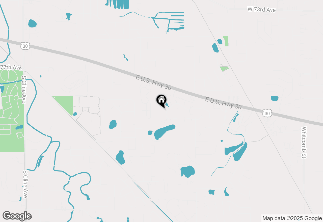 Map of 1881 Orchard Court, Crown Point, IN 46307