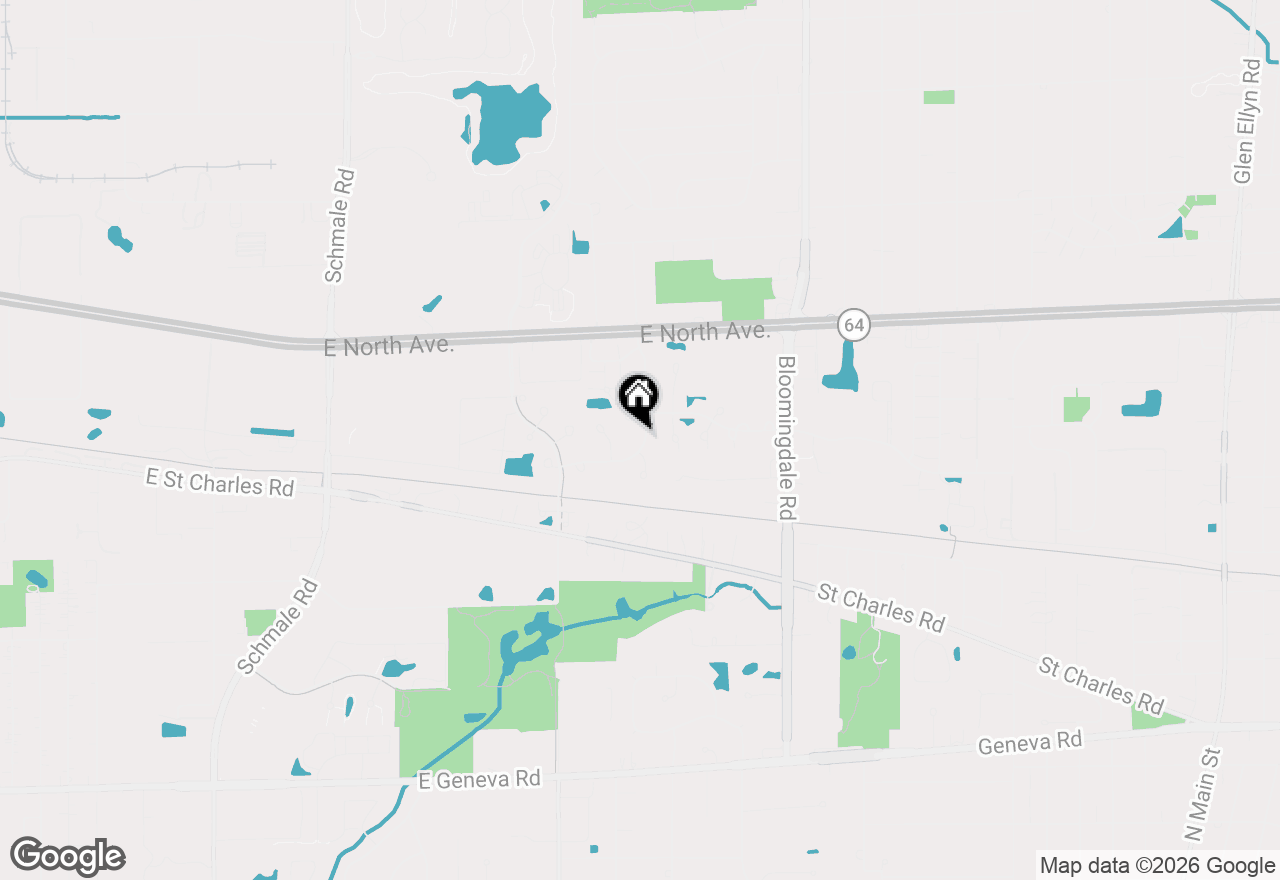 Map of 172 Concord Lane #172, Carol Stream, IL 60188