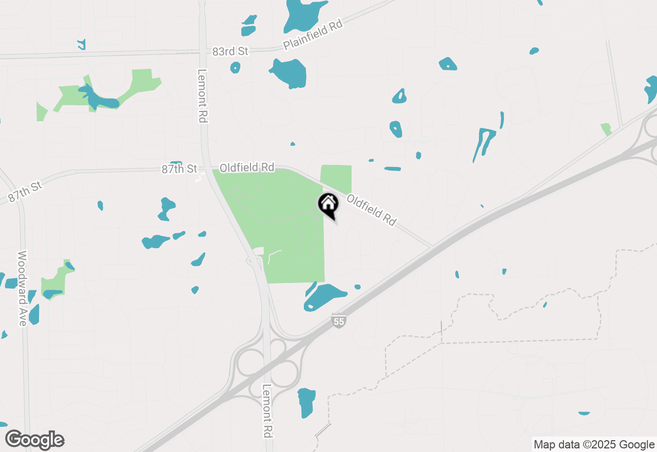 Map of 8920 Tara Hill Road, Darien, IL 60561