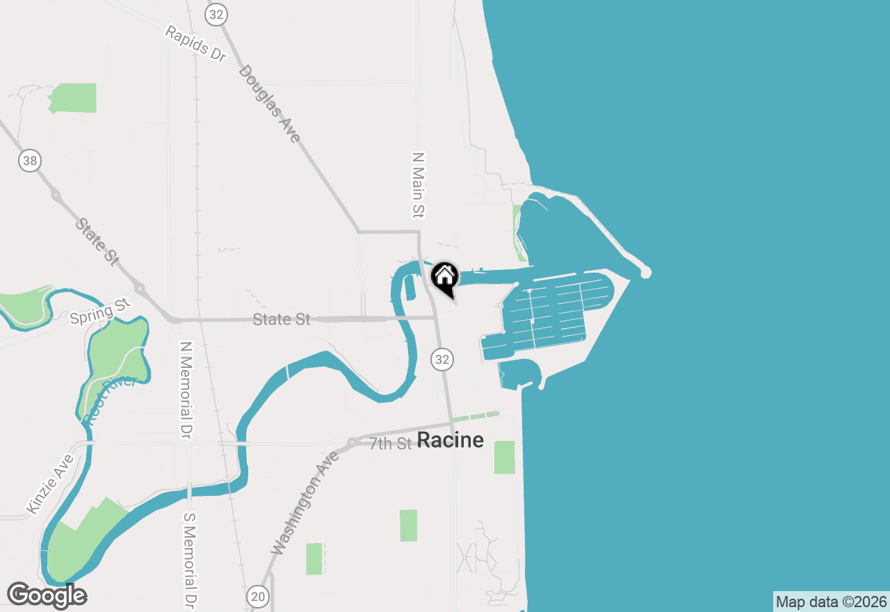 Map of 141 Main St #418, Racine, WI 53403