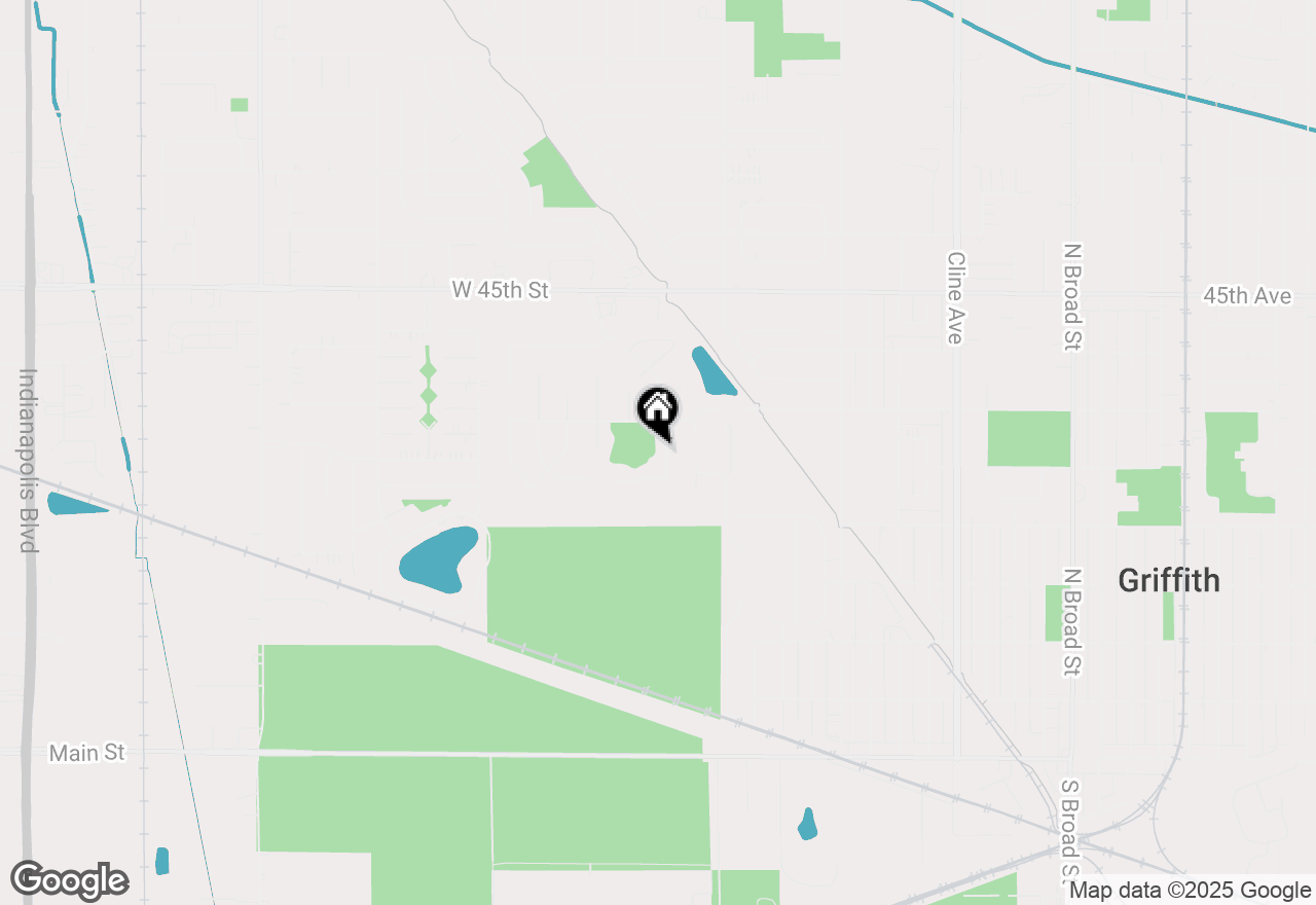 Map of 612 N Rueth Drive, Griffith, IN 46319