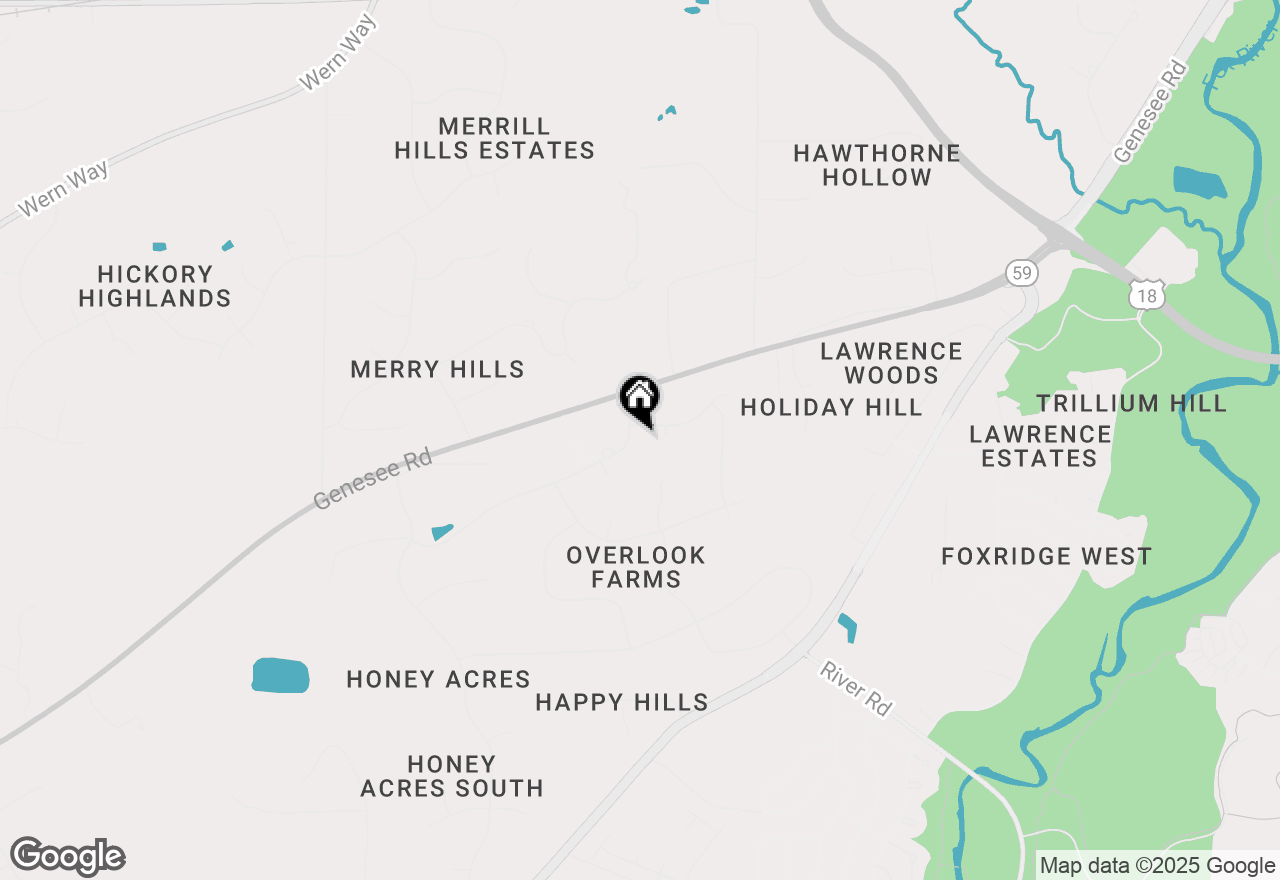 Map of S38W27245 Cider Hills Dr, Waukesha, WI 53189