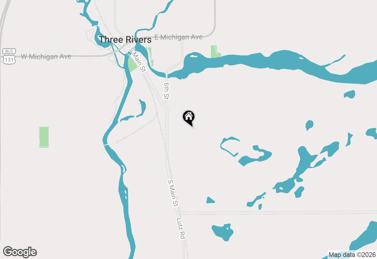 Map of 811 9th Street, Three Rivers, MI 49093