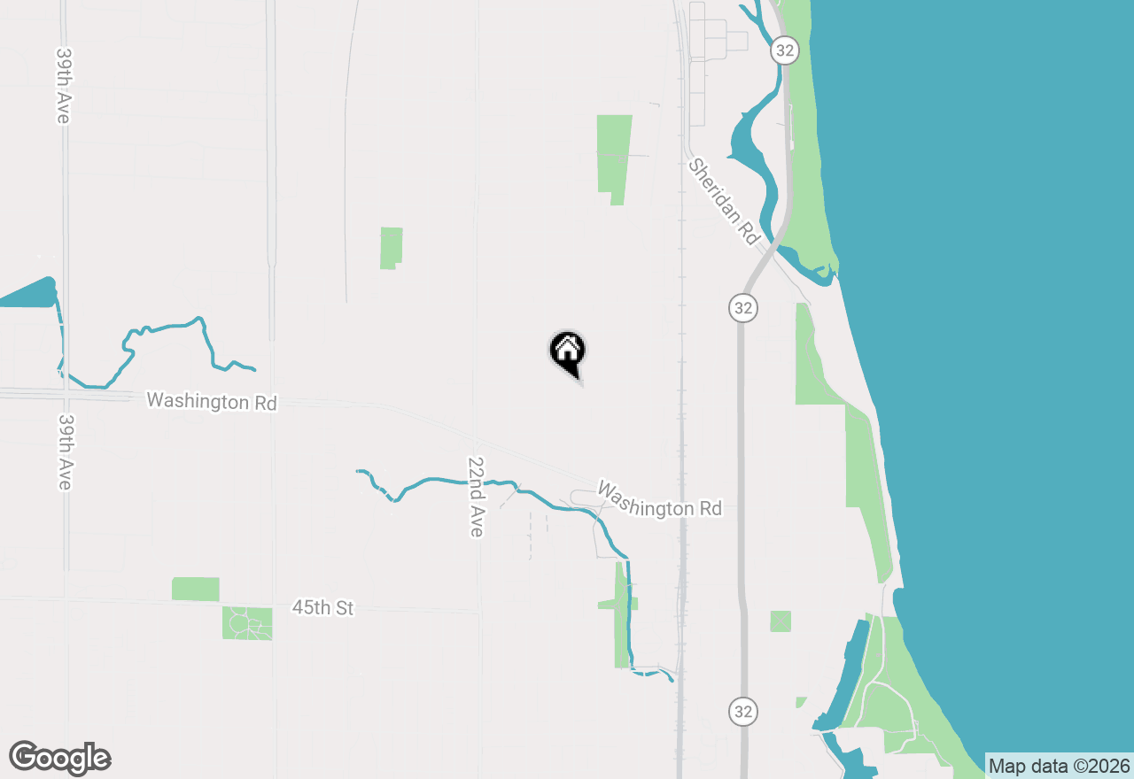 Map of 3704 18th Ave, Kenosha, WI 53140