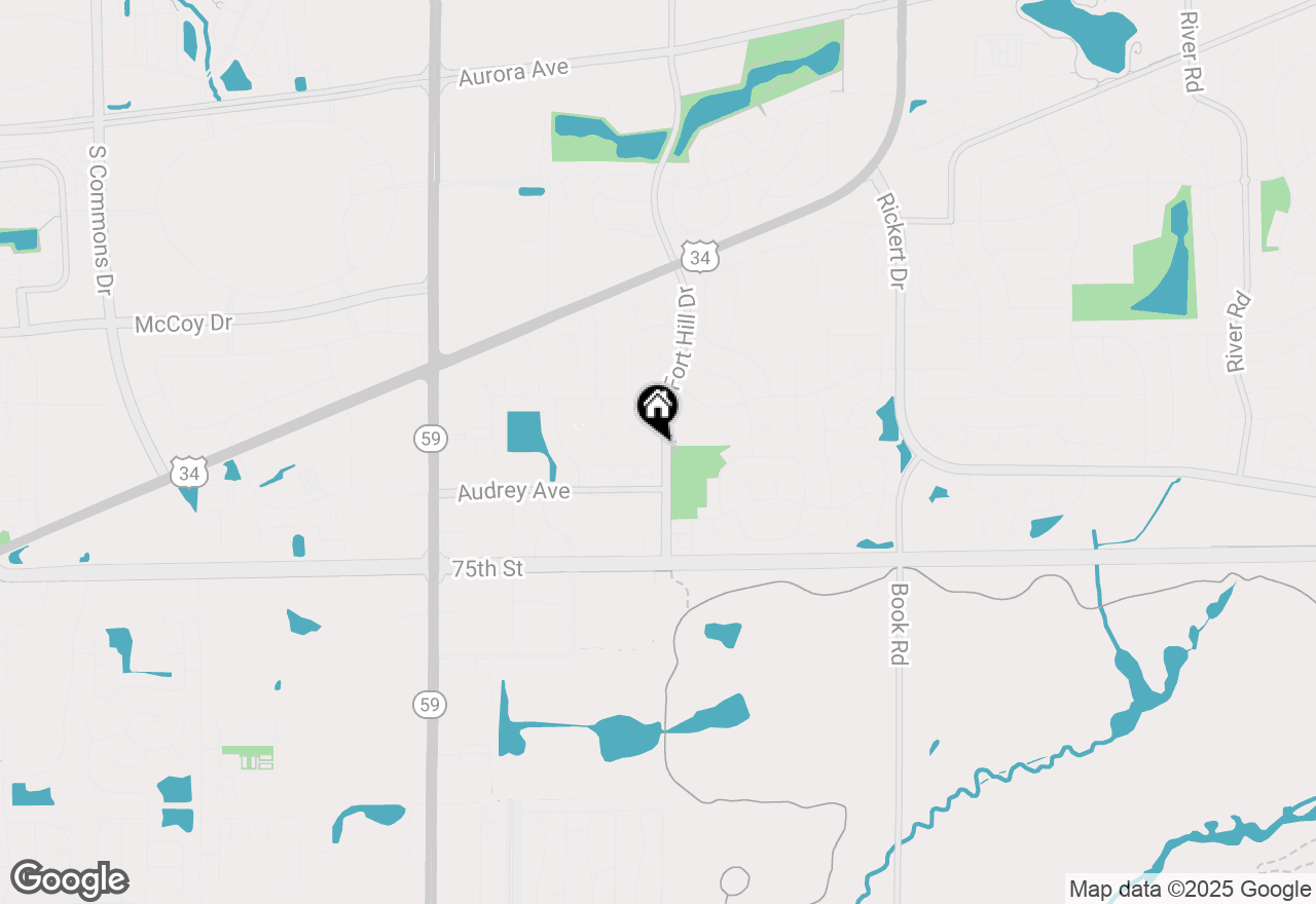 Map of 2511 Dunraven Avenue, Naperville, IL 60540