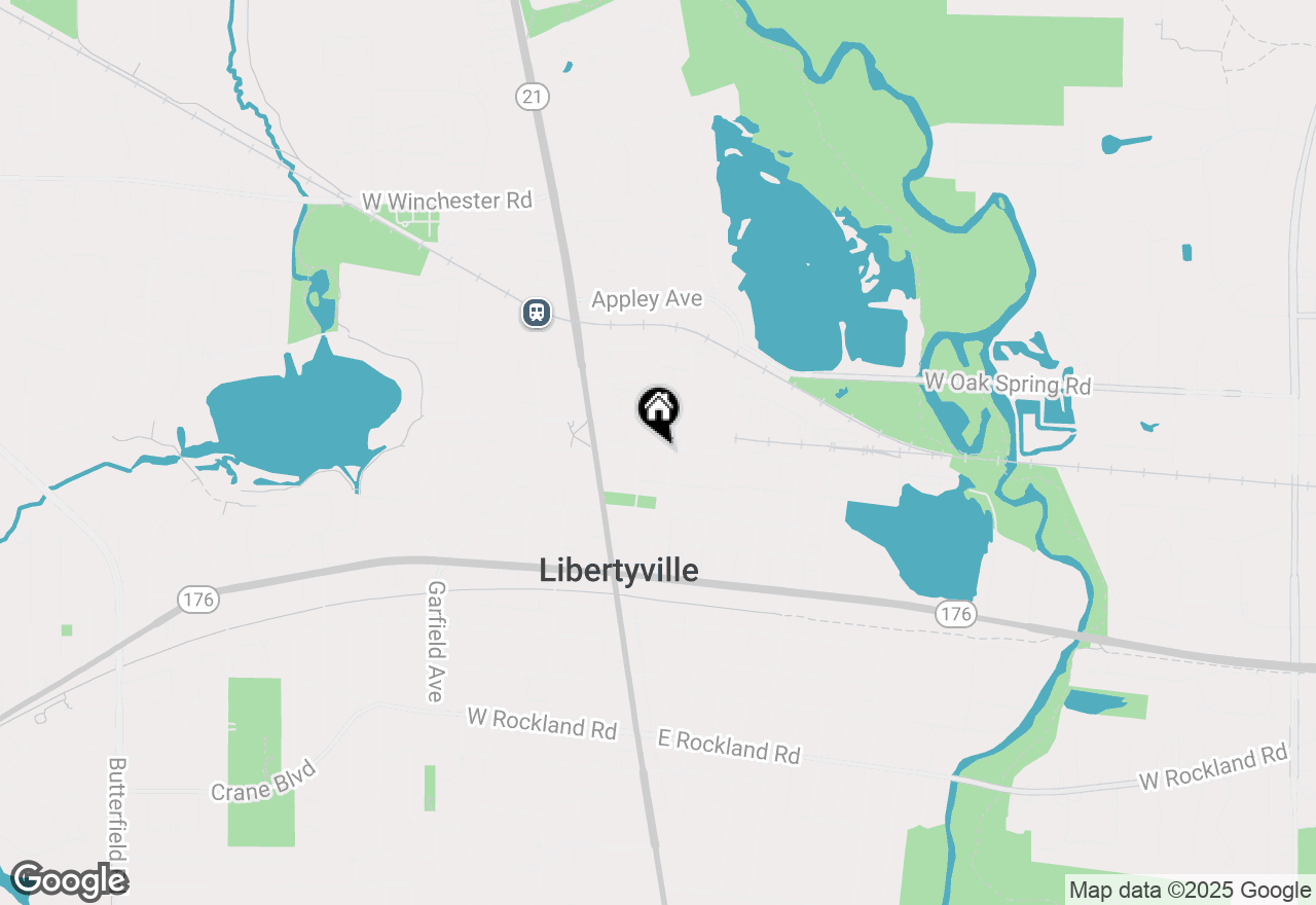 Map of 217 E Church Street, Libertyville, IL 60048