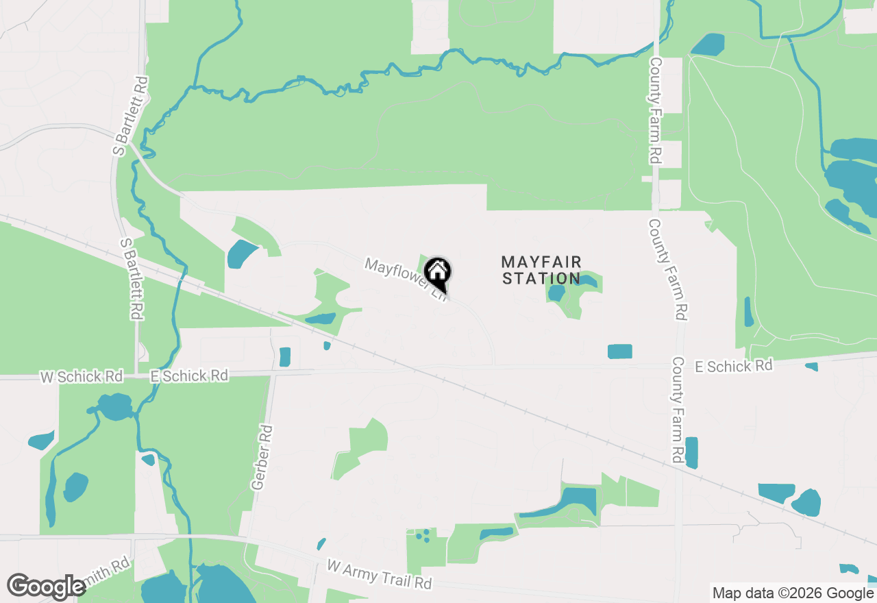 Map of 1602 Columbia Circle #4, Bartlett, IL 60103