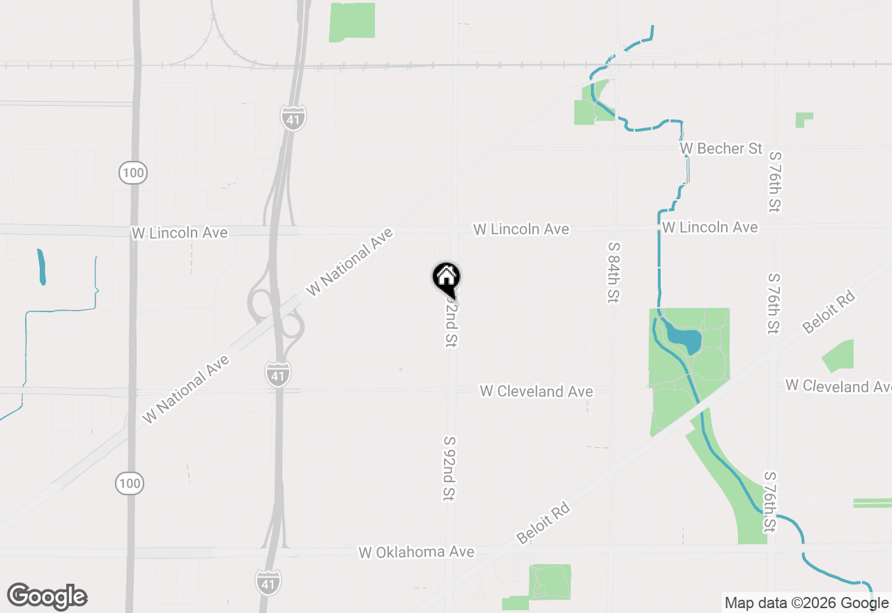 Map of 2451 S 92nd St, West Allis, WI 53227
