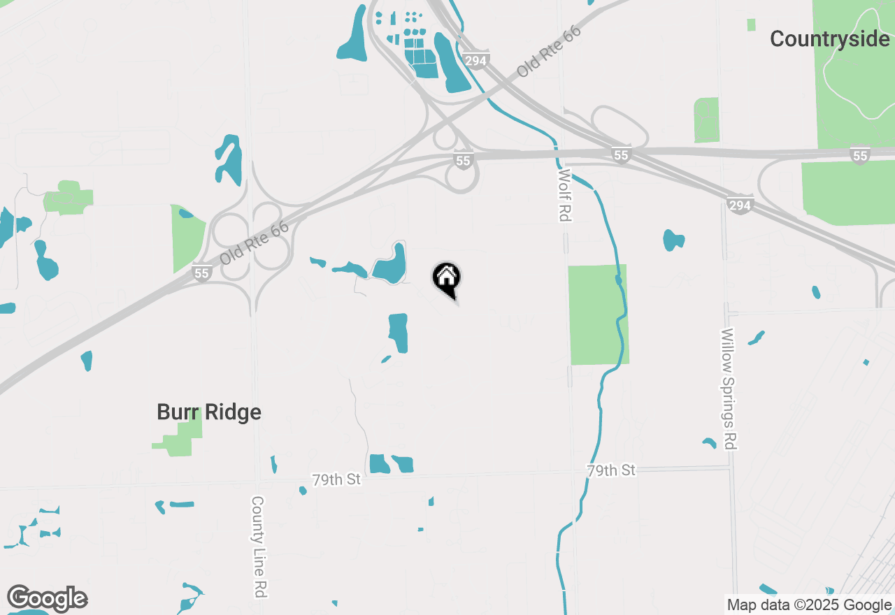 Map of 11460 75 Th Street, Burr Ridge, IL 60527