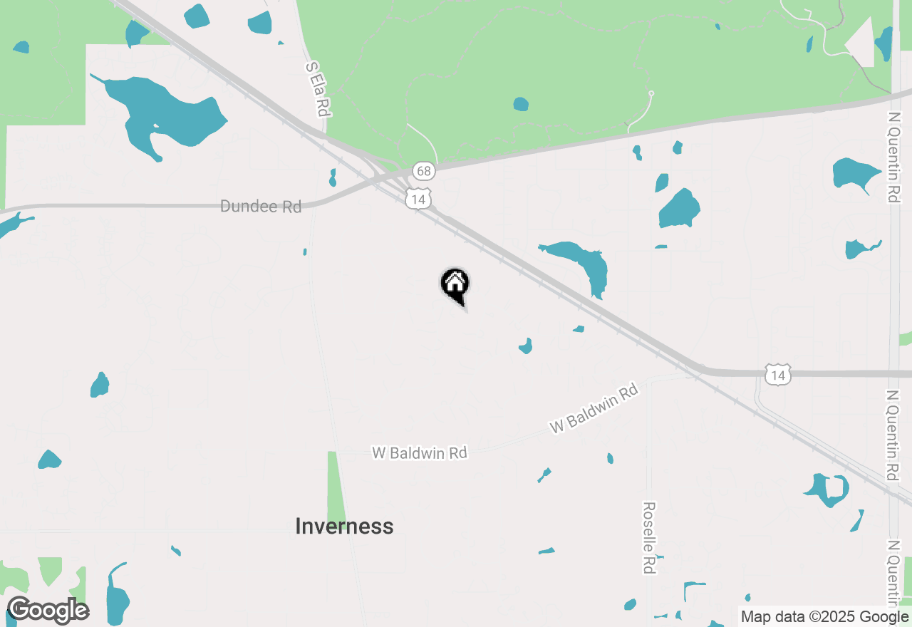 Map of 1877 Banbury Road, Inverness, IL 60067