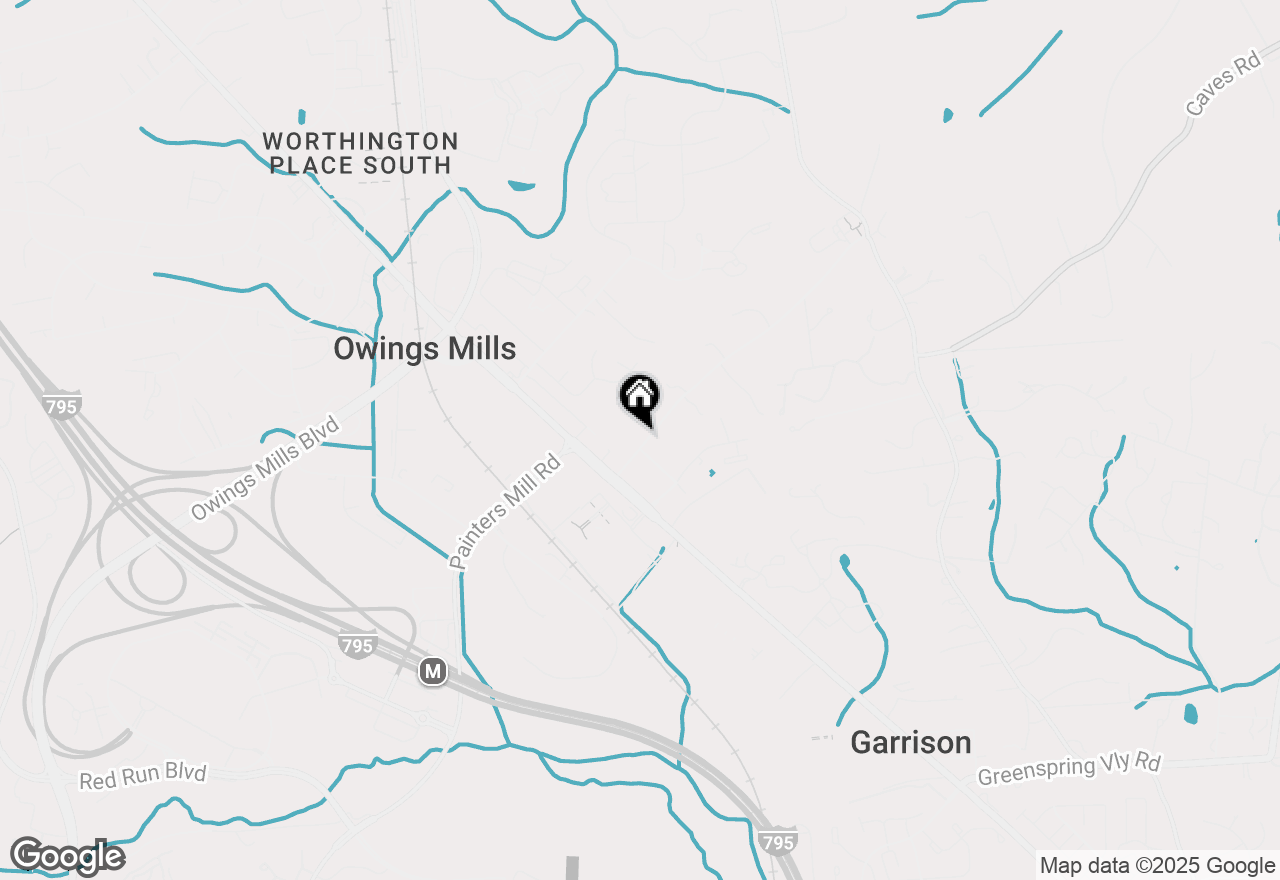 Map of 8 Saint Thomas, Owings Mills, MD 21117