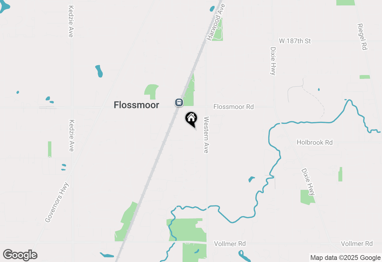 Map of 1222 Brassie Avenue, Flossmoor, IL 60422