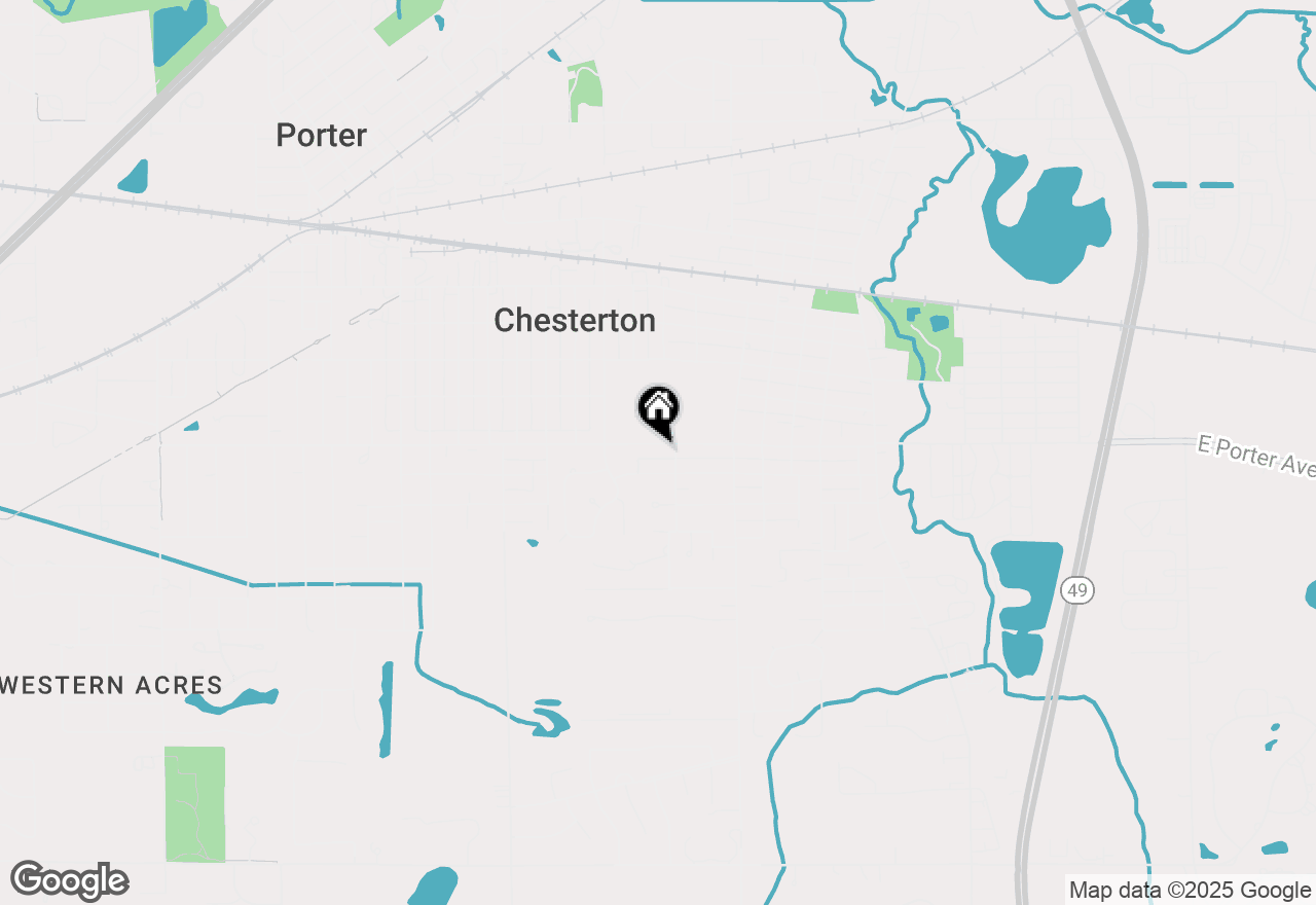 Map of 611 W Porter Avenue, Chesterton, IN 46304