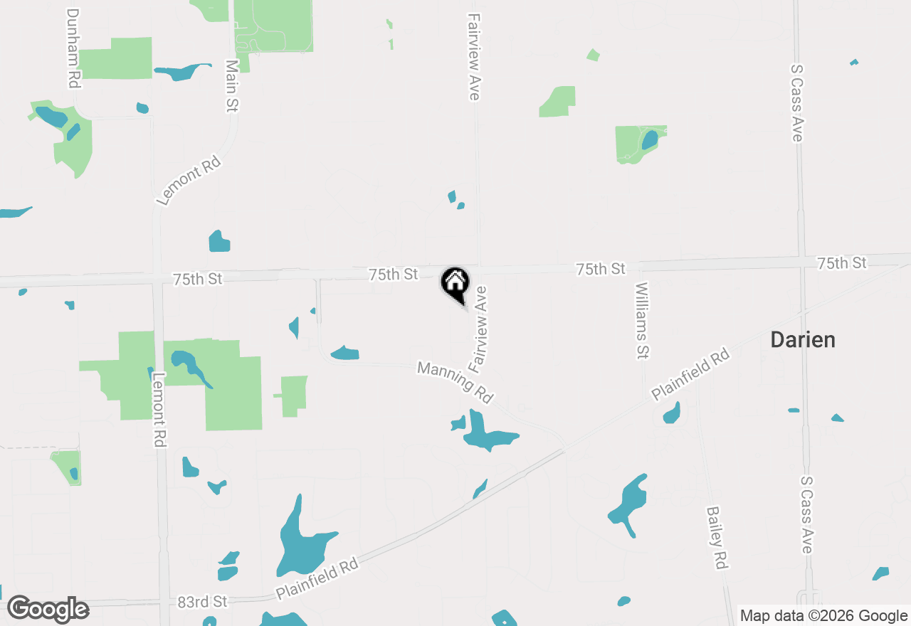 Map of 7533 Wilton Road, Darien, IL 60561