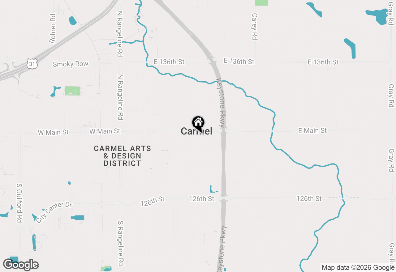 Map of 21 Blairsden Avenue, Carmel, IN 46032