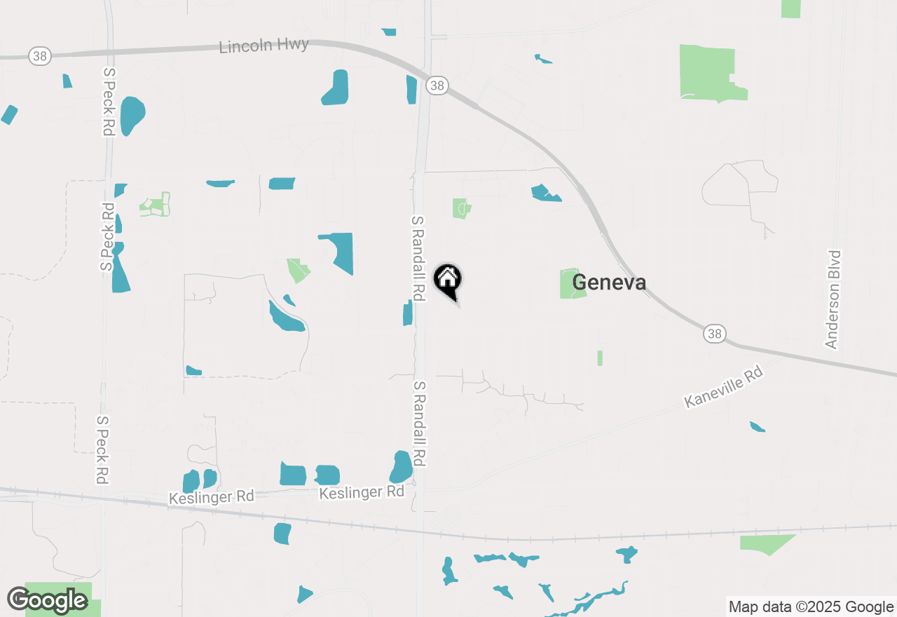 Map of 231 N Cambridge Drive, Geneva, IL 60134