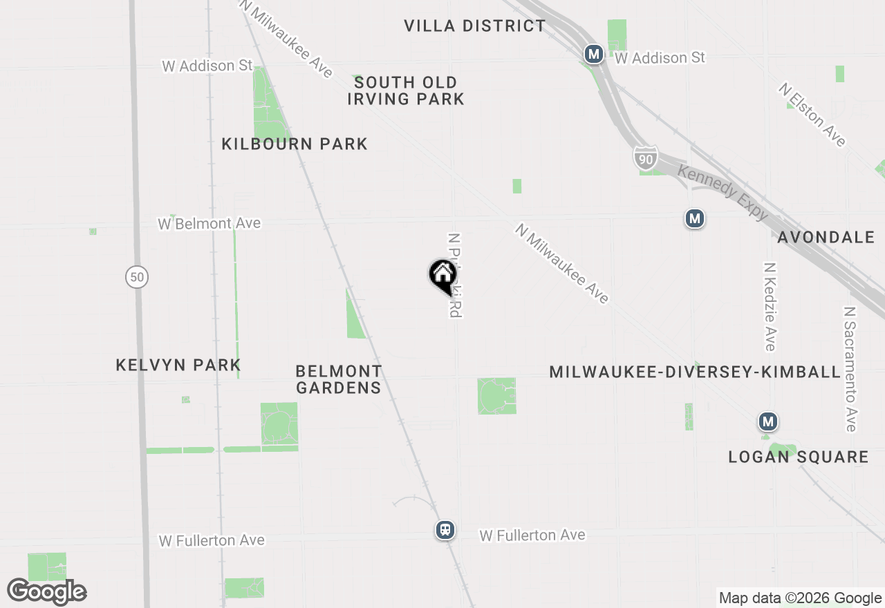 Map of 4019 W Wellington Avenue, Chicago, IL 60641