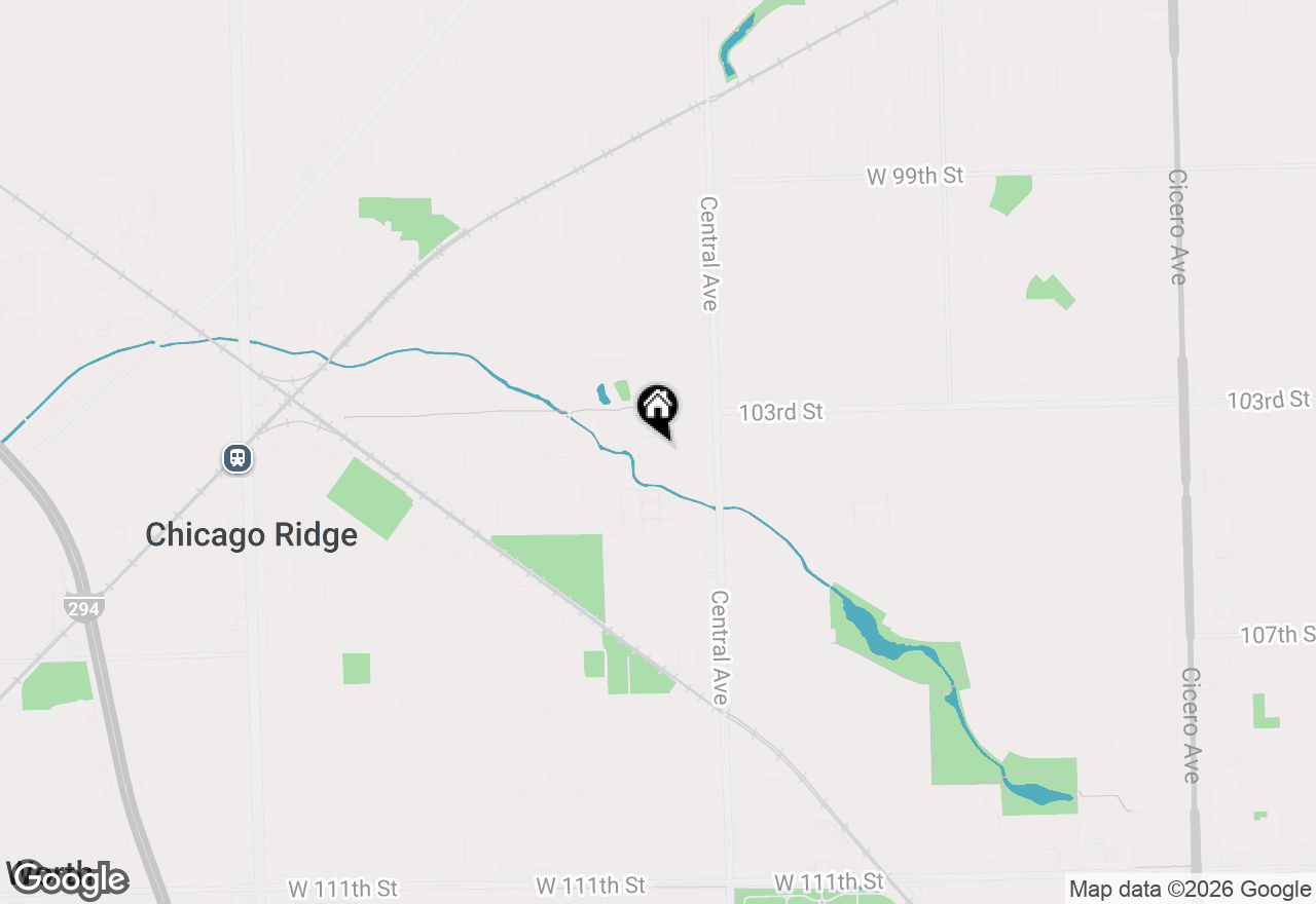 Map of 10400 Circle Drive S #102, Oak Lawn, IL 60453