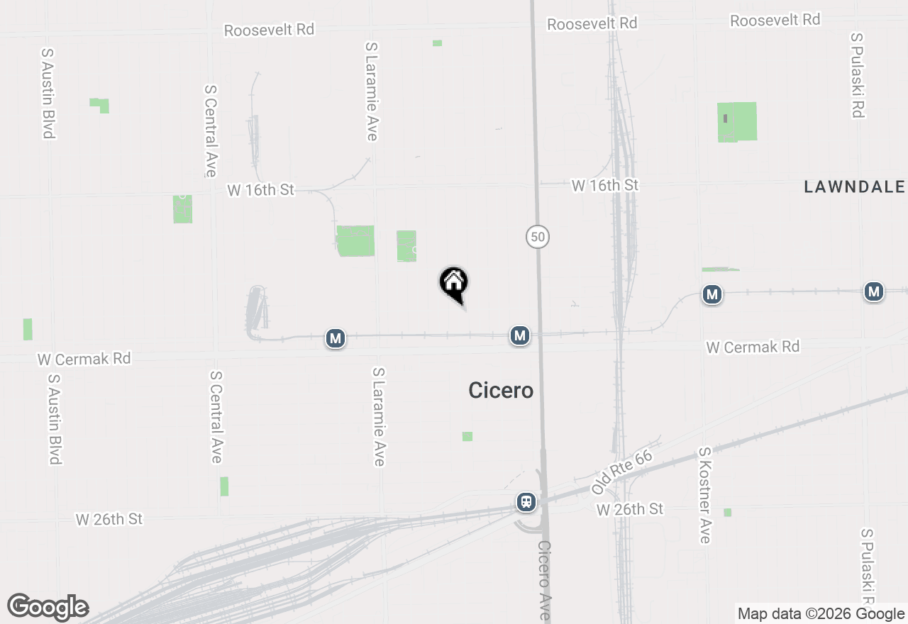 Map of 2100 S 50th Avenue, Cicero, IL 60804