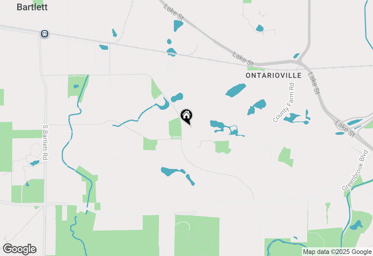 Map of 644 Harbor Terrace #644, Bartlett, IL 60103