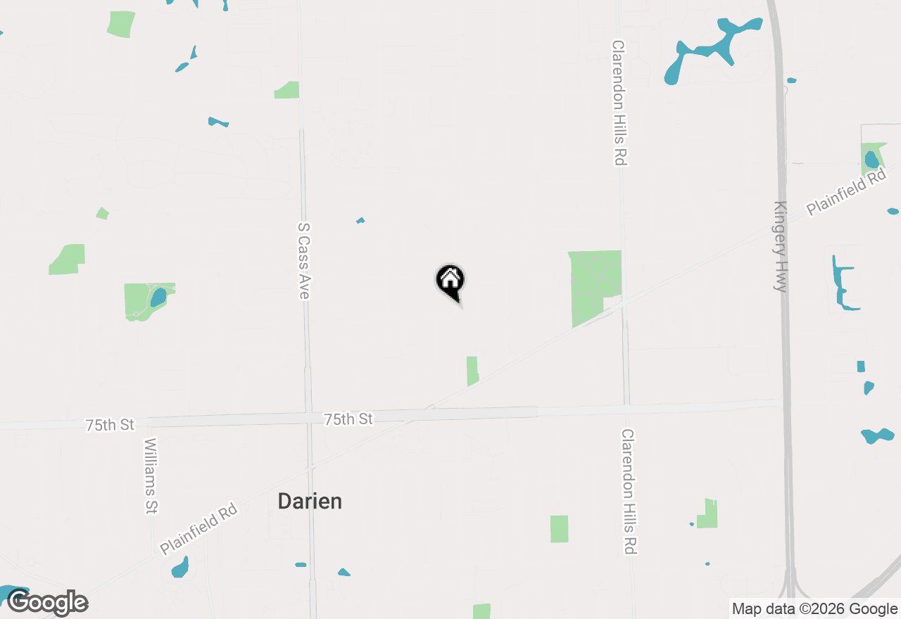 Map of 802 Timber Lane, Darien, IL 60561