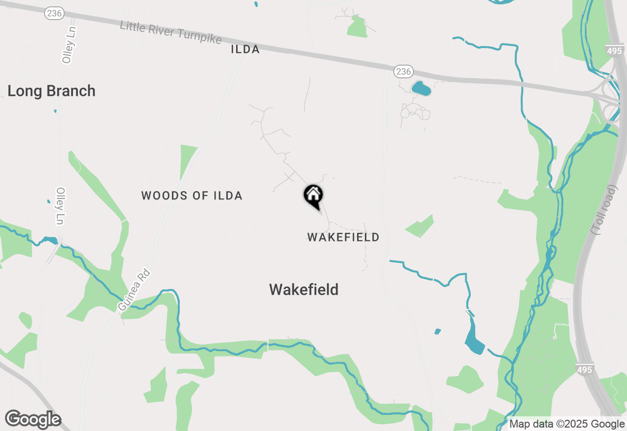 Map of 4407 Wakefield Drive, Annandale, VA 22003