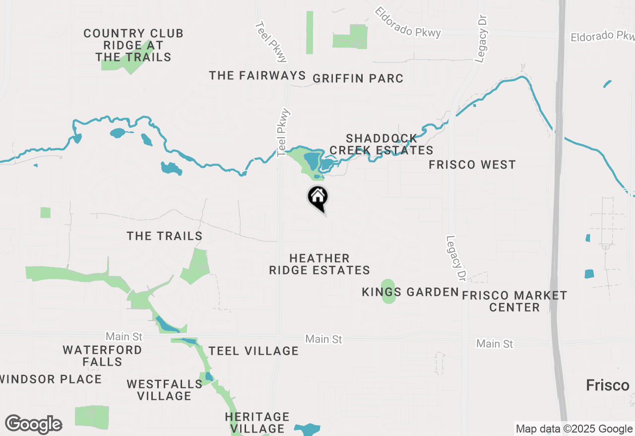 Map of 9964 Madrone Drive, Frisco, TX 75033