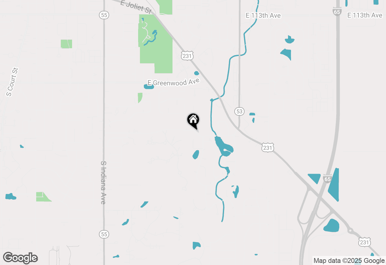Map of 1285 Greenview Place, Crown Point, IN 46307