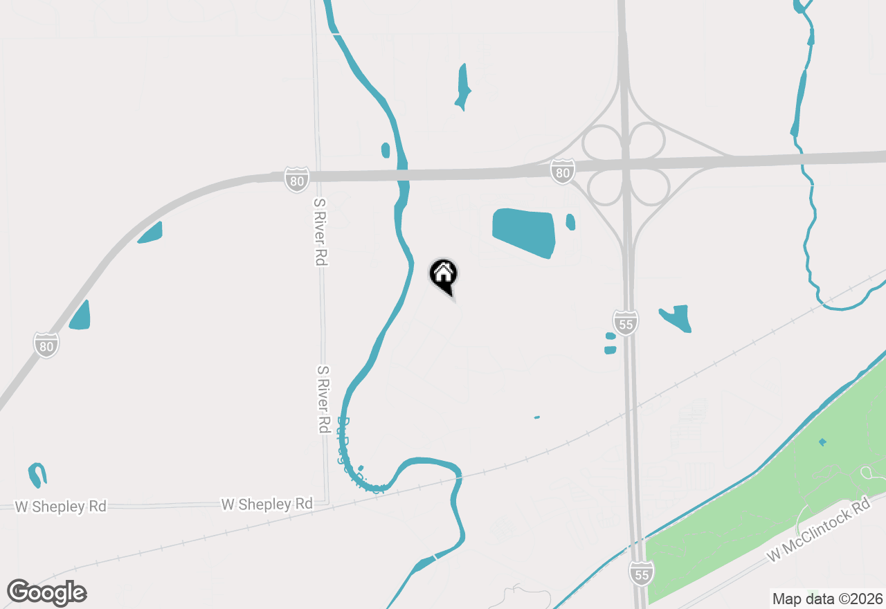 Map of 22154 S Gawain Drive, Joliet, IL 60404