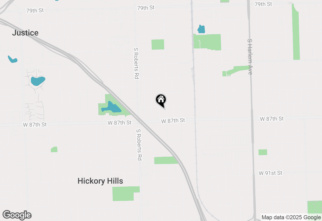 Map of 8613 S 78th Court, Justice, IL 60458