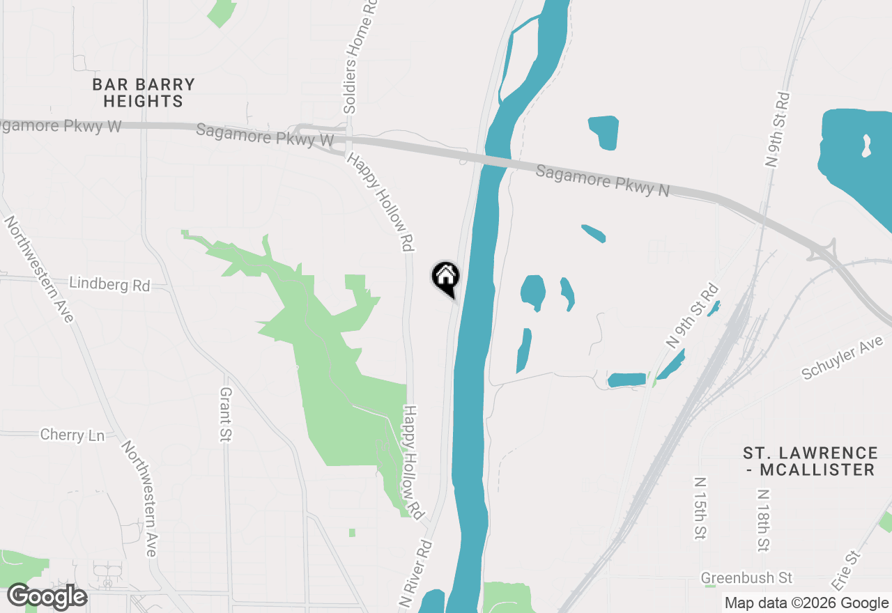 Map of 1940 N River Road, West Lafayette, IN 47906