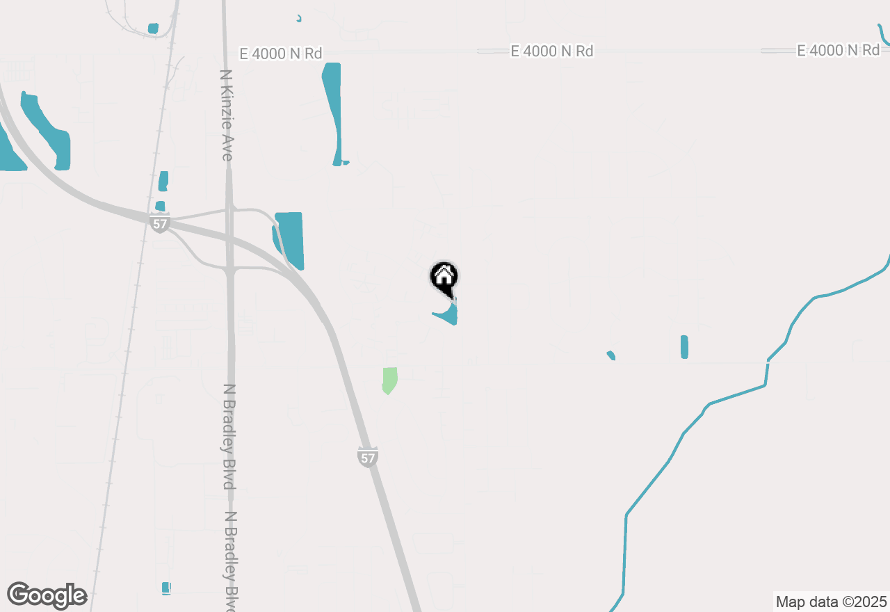 Map of 1440 Northfield Meadows Turn, Bourbonnais, IL 60914