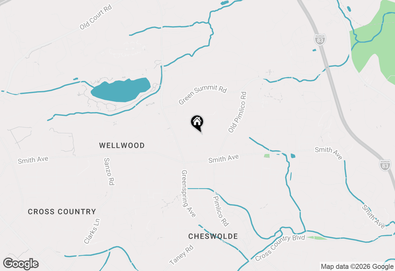 Map of 2400 Lightfoot Drive, Baltimore, MD 21209