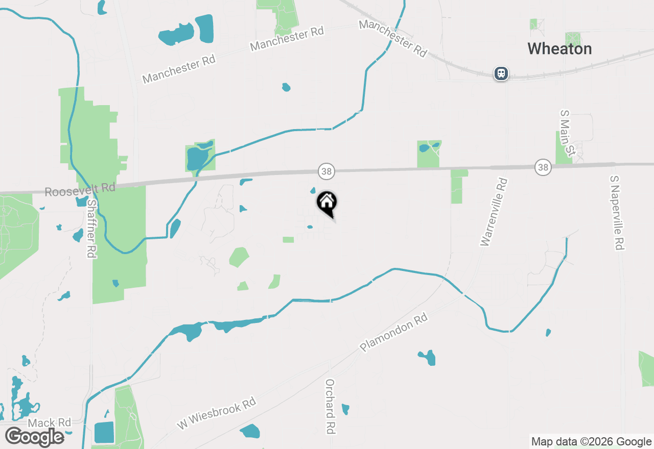 Map of 954 Dartmouth Drive, Wheaton, IL 60189