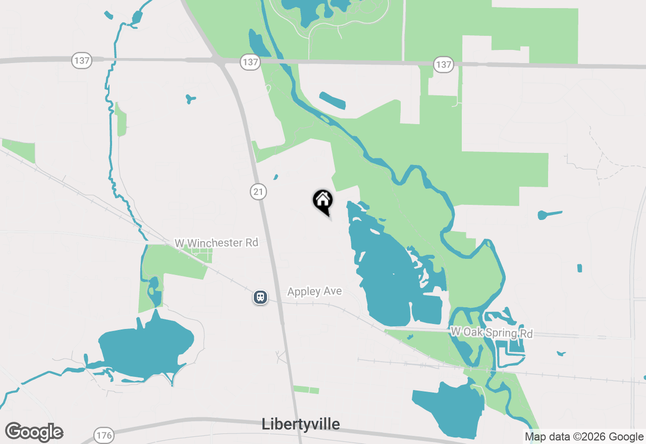 Map of 311 Hyatt Drive, Libertyville, IL 60048